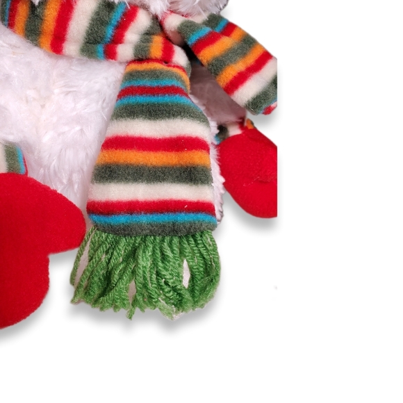 St. Nicolas Square Holiday Snowman Toy Stuffed Animal Decorative Xmas Decor - Picture 7 of 12
